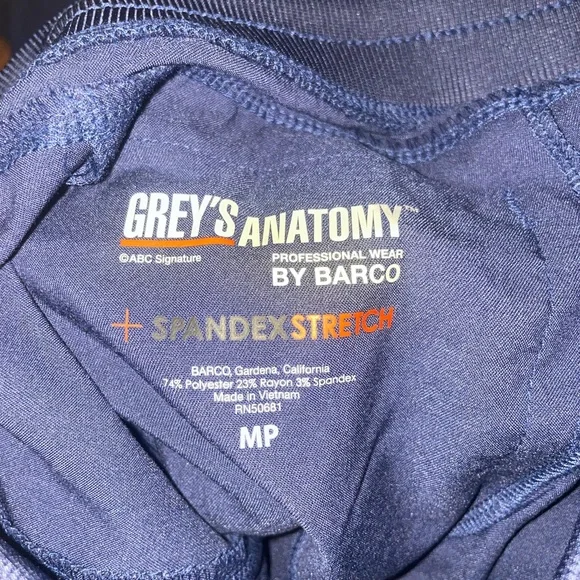 NWT/ Grey's Anatomy™ Barco Eden Women's 5-Pocket Cargo Jogger Scrub Pants - Picture 4 of 9